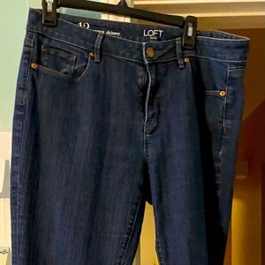 Ann Taylor Loft Curvy Skinny Jeans size 12